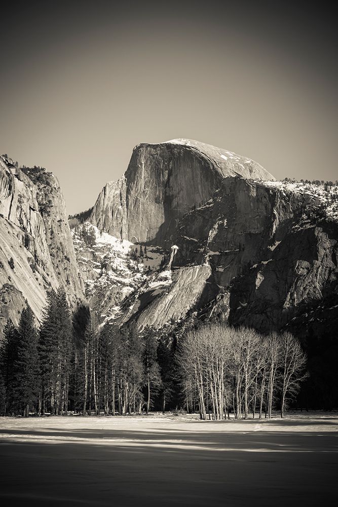 Afternoon light on Half Dome in winter-Yosemite National Park-California-USA